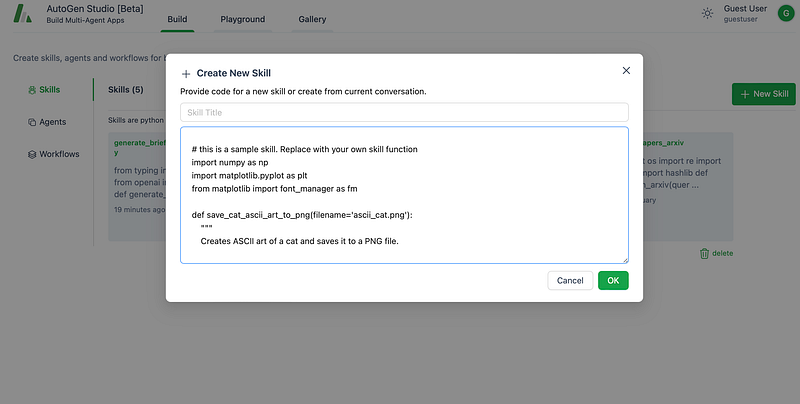 A Beginner’s guide to Agents using AutoGen Studio and LM Studio
