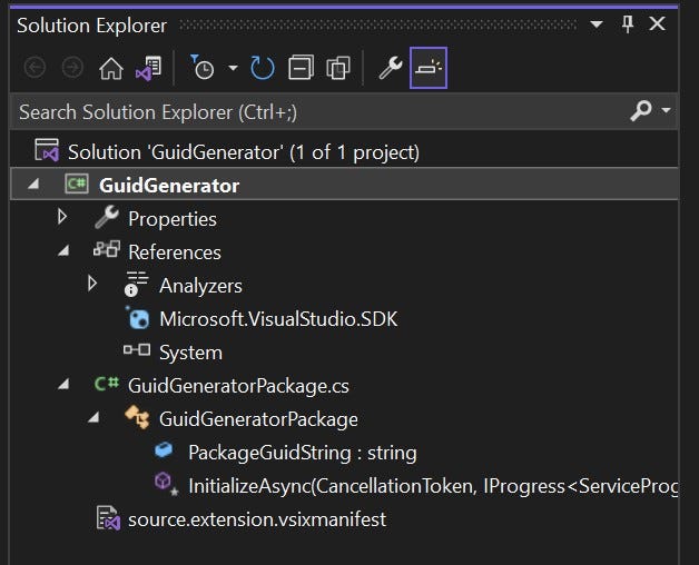 Create Visual Studio Extensions With C#