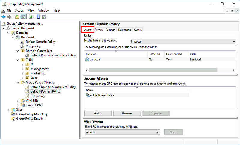 Active Directory Basics | Tryhackme Walkthrough