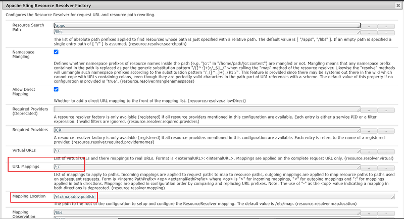 Configure Sling Mapping for Resource Resolution in Adobe Experience ...