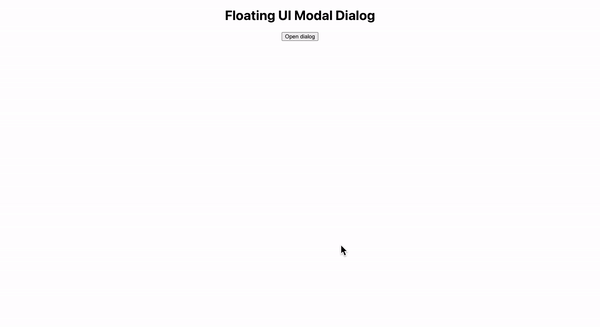 How to use Floating ui with react
