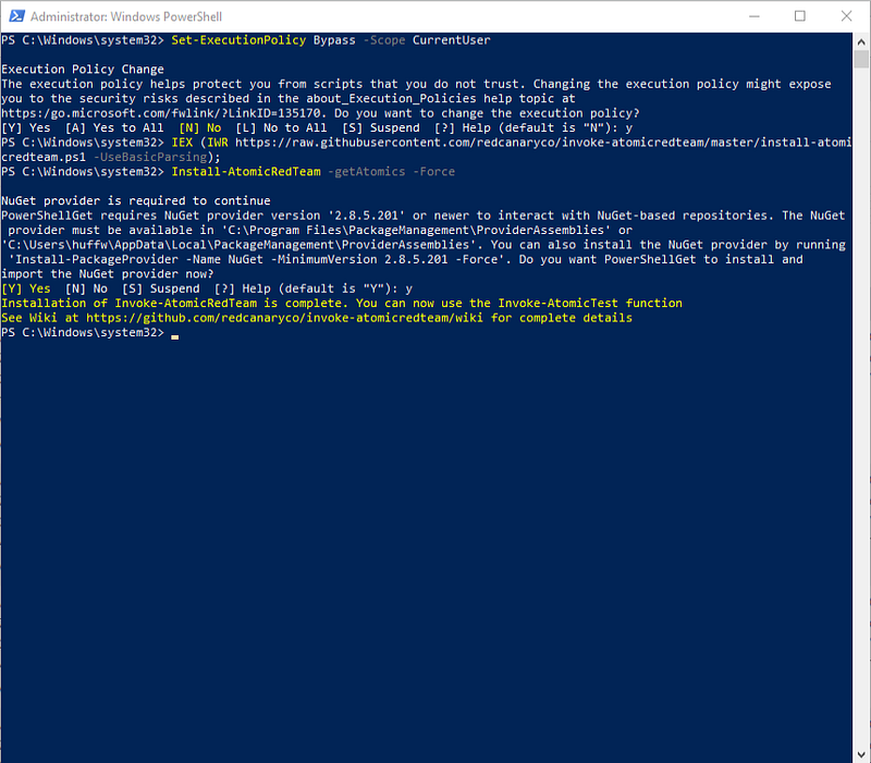 Splunk, Sysmon, Atomic Red Team (ART) Lab