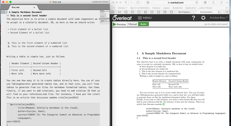 How to use Overleaf to Write your papers: Part III: How to use Markdown ...