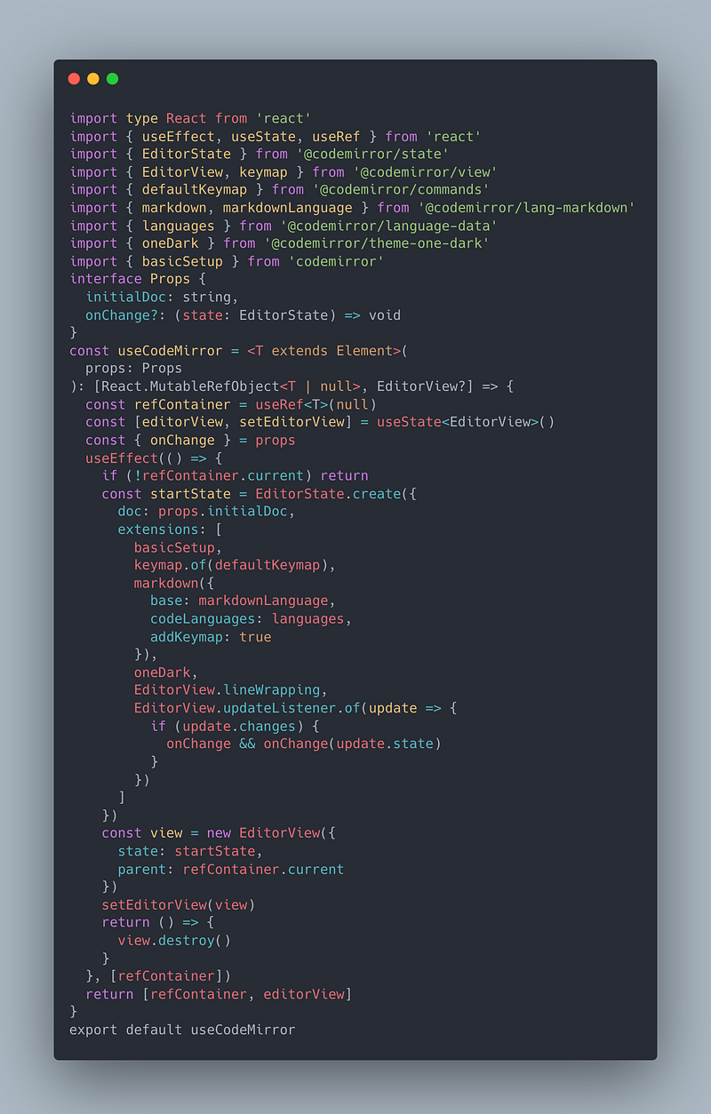 Build a Markdown Editor Using Electron, ReactJS, Vite, CodeMirror, and ...