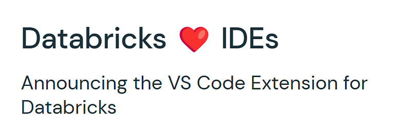 Use Azure Databricks in VS Code with the new Databricks extension