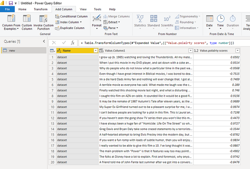 How to Build Sentiment Analysis in Power BI