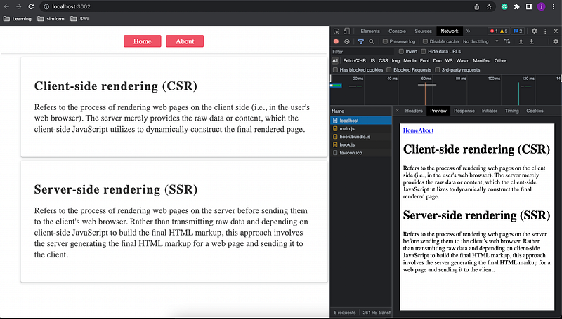 How to implement SSR(Server Side Rendering) in React 18