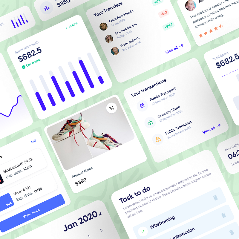 Basic Ui Cards Ultimate guide for designing UI cards