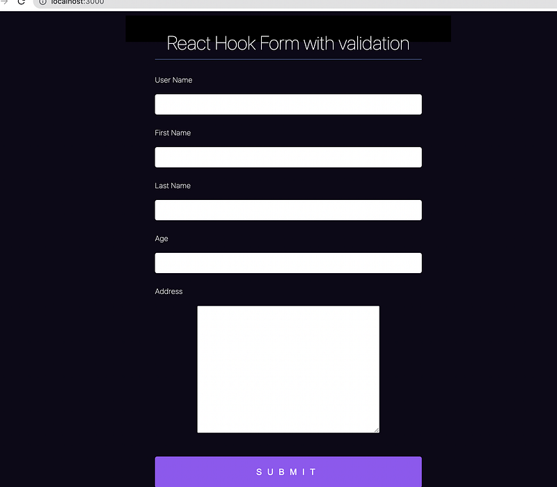 How to add React Hook Form with Typescript to React Js Application ...