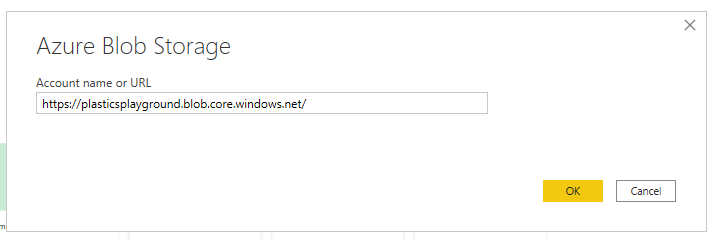 How to connect Azure Blobs to Power BI Service