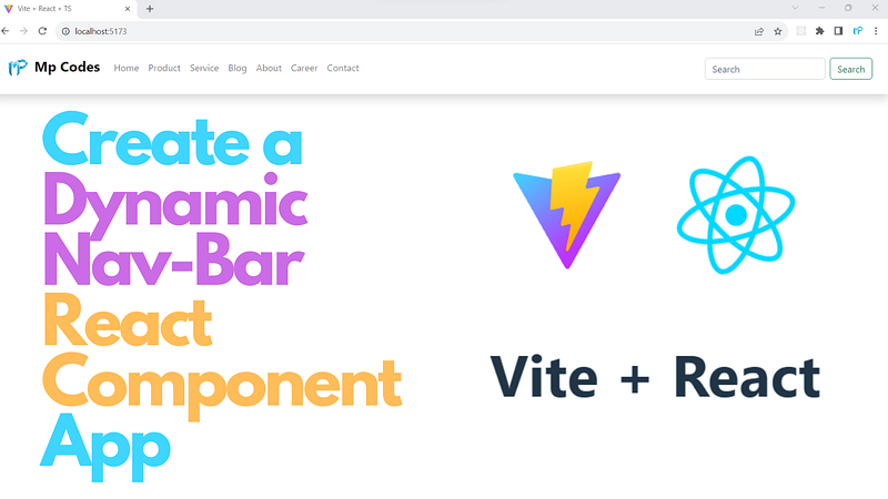 How to Create a Responsive Nav-Bar Component Using React with TypeScript