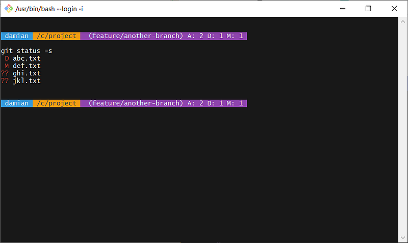 How to Pimp Up the Git Bash Prompt on Windows (without any External Stuff)