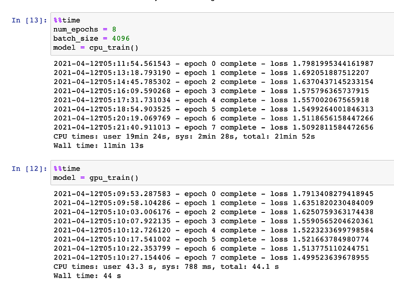 How To Train an LSTM Model ~30x Faster Using PyTorch with GPU