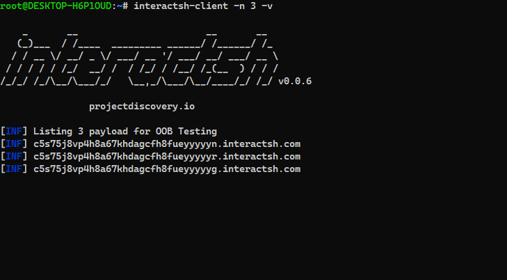 Interact.sh by ProjectDiscovery