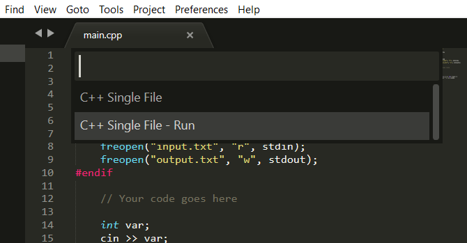 How to setup Sublime Text for C++ Competitive Coding