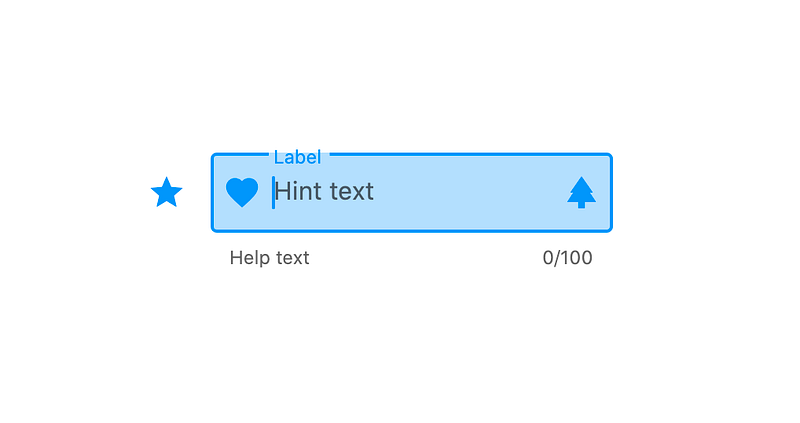 A visual guide to Input Decorations for Flutter TextField