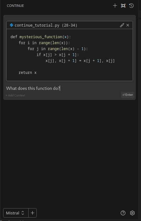 Using Ollama in your IDE with Continue