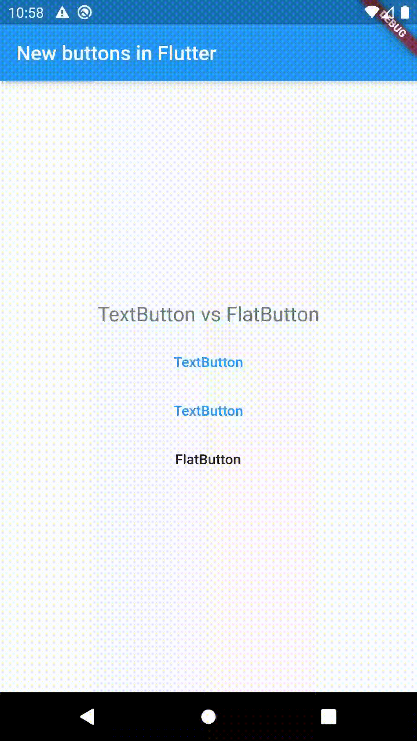 The New Material Buttons in Flutter Version 1.22