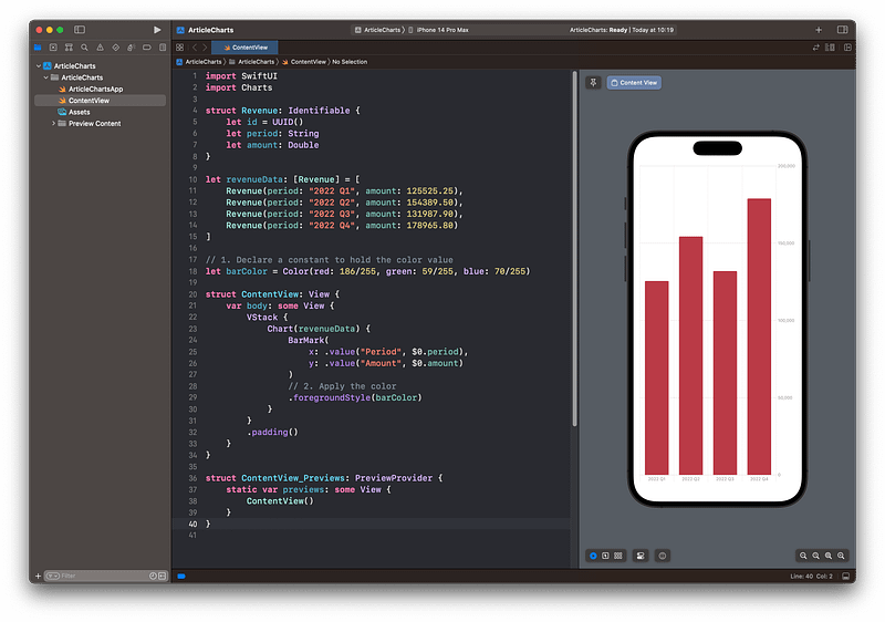 Swift Charts: How to Make Bar Charts in iOS and SwiftUI