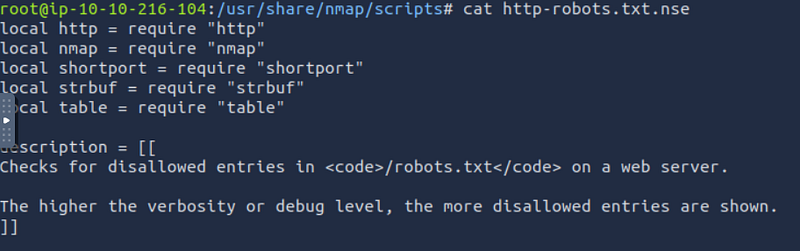 Nmap Post Port Scans | Tryhackme Walkthrough