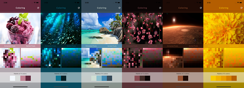 Read Color Image How to extract a color palette from an image in Flutter/Dart?