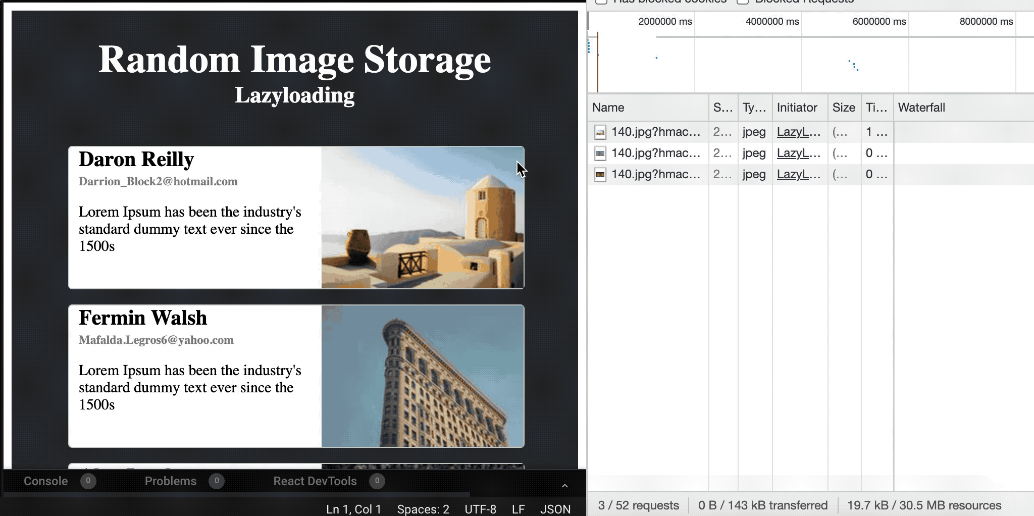 How to Implement Lazy Loading in React with Intersection Observer
