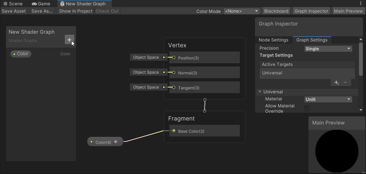 Unity Shader Graph: Creating a Custom Diffuse Shader