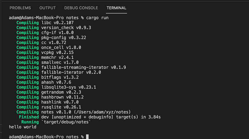 How to Build a Note Taking Command Line Application With Rust: Part 1