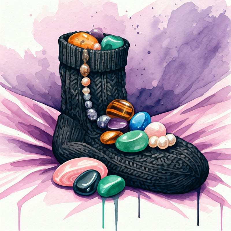 The Black Sock, Again, a short fiction story (a 4th story about the ... - Regular Mysterious Black Sock Aquarium Decoration