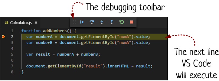 Basic Debugging in Visual Studio Code