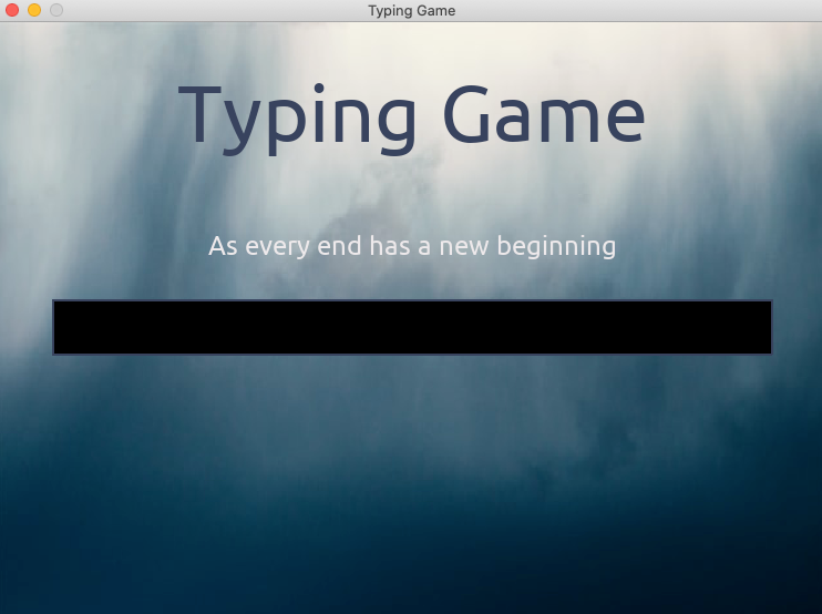 Kbwl Building a Typing Game using Python