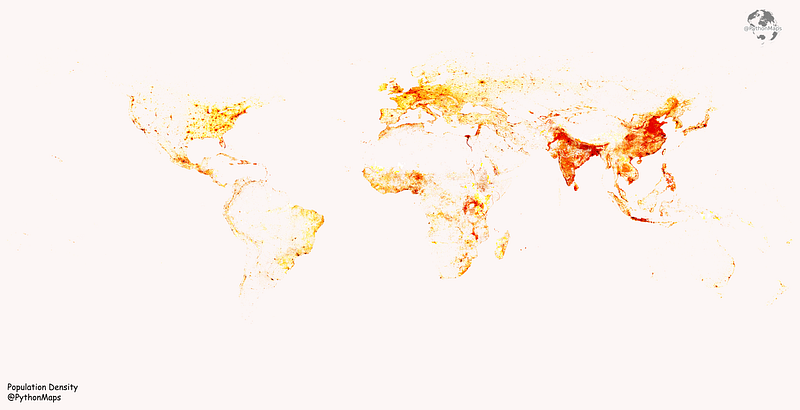Creating Beautiful Population Density Maps with Python