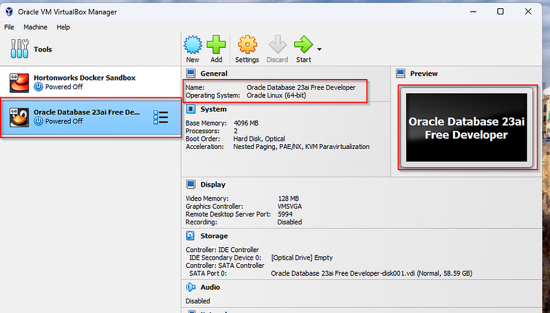 Install Oracle Database 23 AI Free on Windows