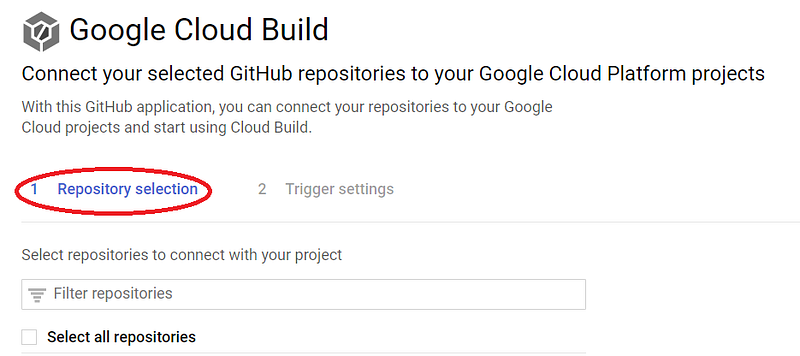 Build a Docker image with Cloud Build in Google Cloud Platform.