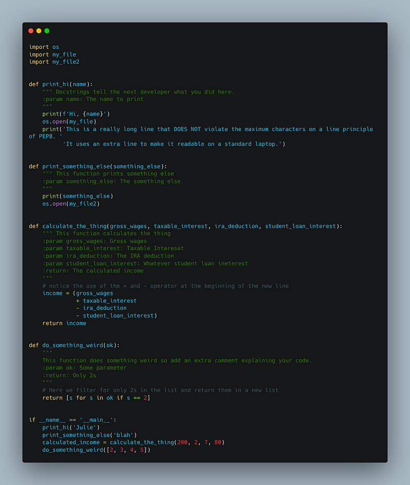 Write Better Python Code with PEP8
