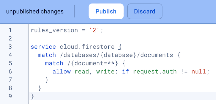 Setup of a Cloud Firestore Database tutorial (step by step)