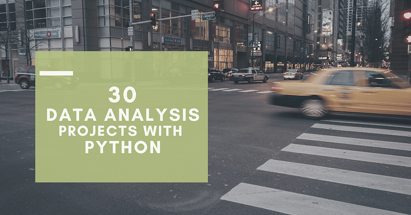 30 Python Data Analysis Projects