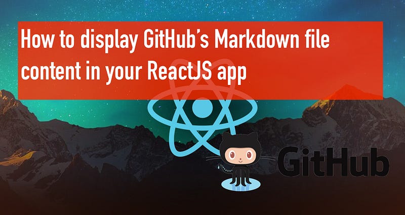 How to create a ReactJS app that renders the Markdown file’s content ...