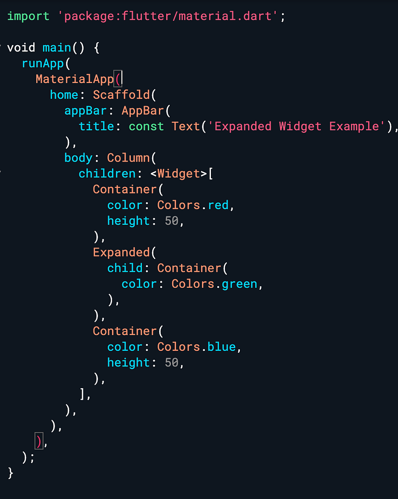 Flutter’s Expanded vs. Flexible Widgets: Demystifying Their Usage