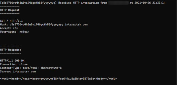 Interact.sh by ProjectDiscovery