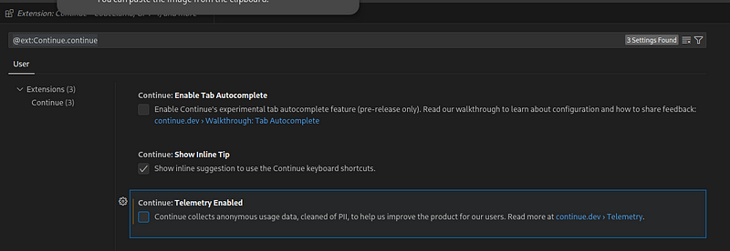Using Ollama in your IDE with Continue