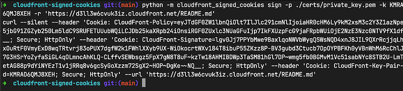 Secure Access with CloudFront Signed Cookies