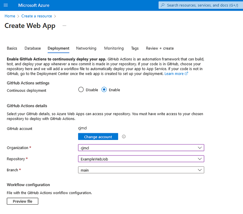 Azure App Services: Linking WebJobs to your CI/CD Processes using ...