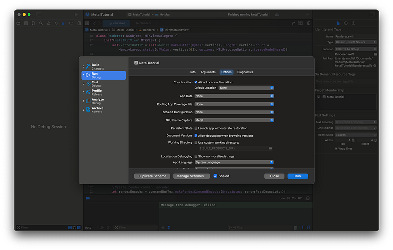 Apple’s Metal API tutorial (part 3— Textures)