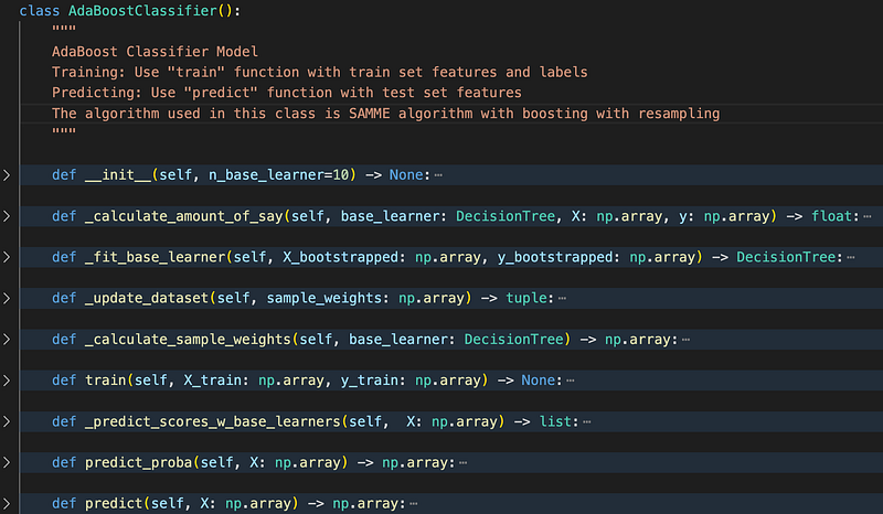 Building an AdaBoost Model From Scratch with Python