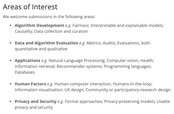 FAccT 2022 征文通知（来源：ACM FAccT）