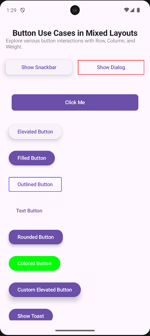 A Comprehensive Guide to Buttons and Actions in Jetpack Compose