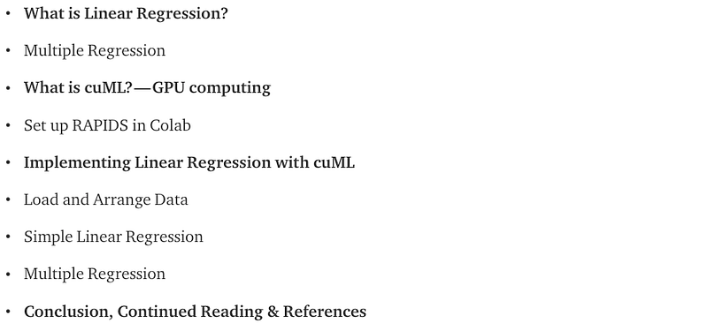 Beginner’s Guide to Linear Regression with cuML