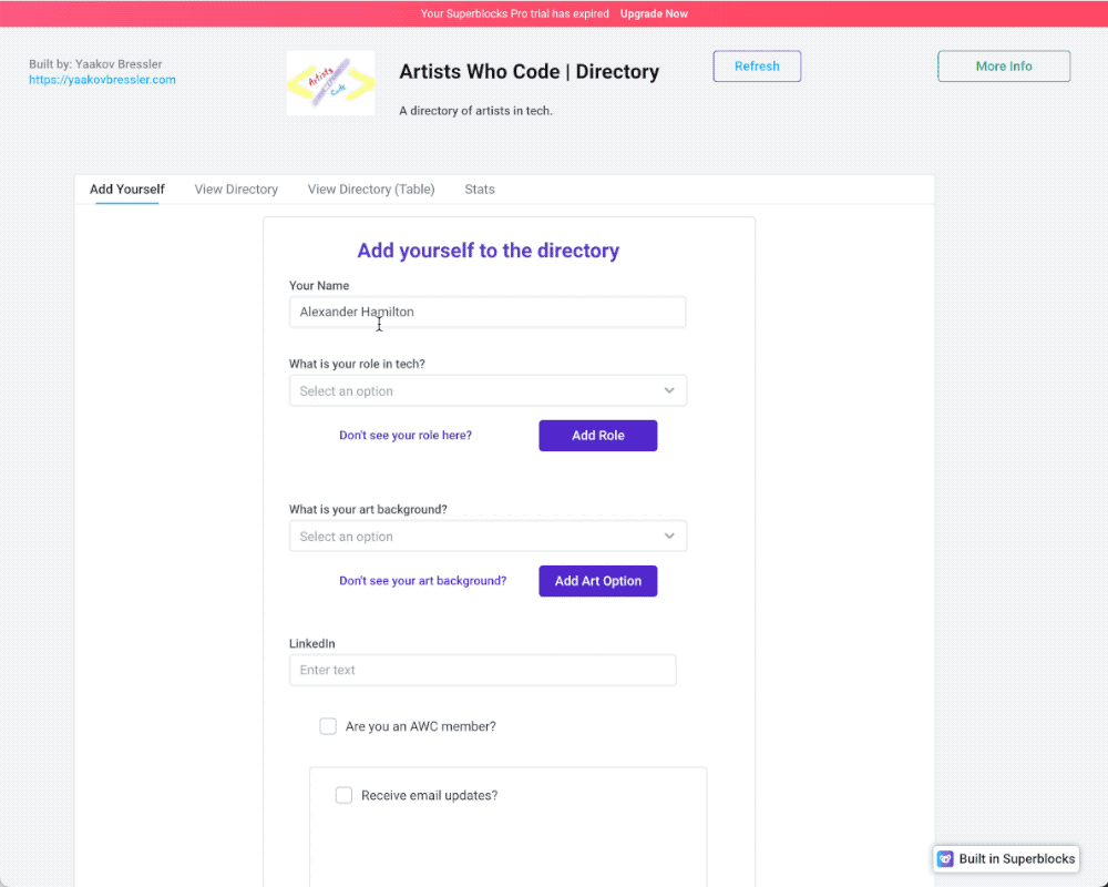 Creating Powerful Low-Code Data Dashboards with Superblocks