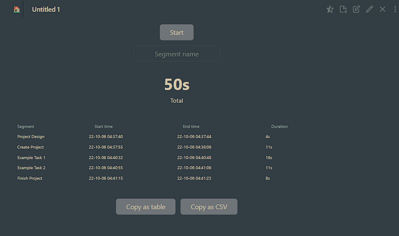 My Obsidian Setup (Part 18) — How to Track Time